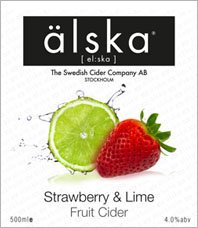 Älska Strawberry & Lime