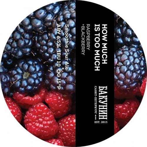 HOW MUCH IS TOO MUCH: RASPBERRY+BLACKBERRY