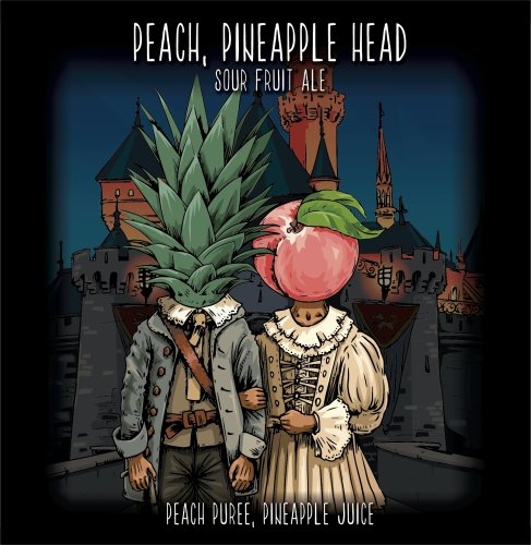 Peach Pineapple Head