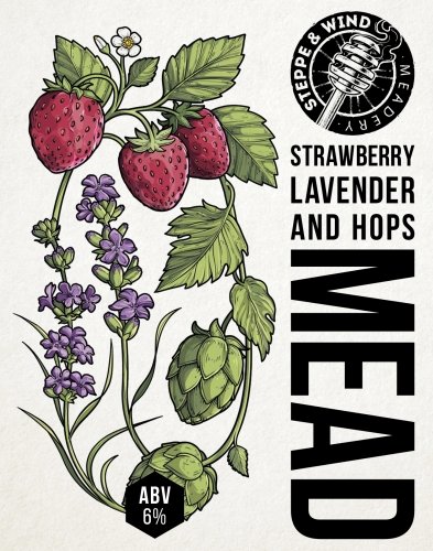 Strawberry Lavender & Hops Mead