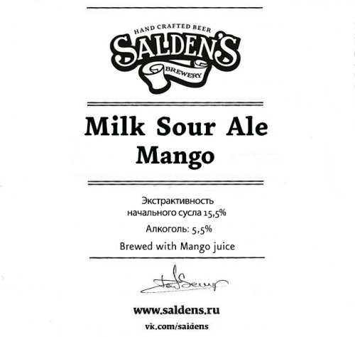 Milk Sour Ale Mango