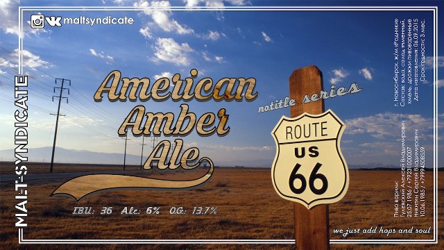 Malt Syndicate American Amber Ale