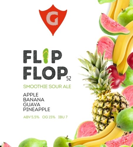 FLIP FLOP 52 | apple • banana • guava • pineapple